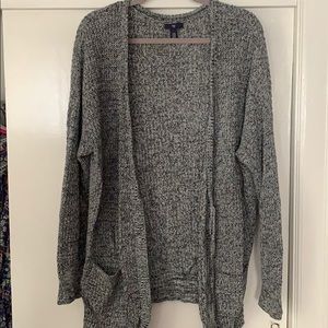 Grey Heather Gap Cable Knit Sweater XXL